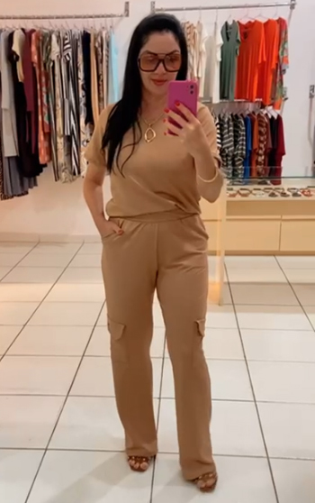 Conjunto Cléo (Tecido Moletinho de verão)