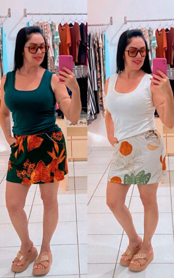 Shorts saia Livia