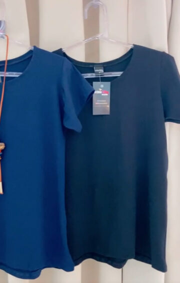 Blusa bata Maria (Cor Preta)