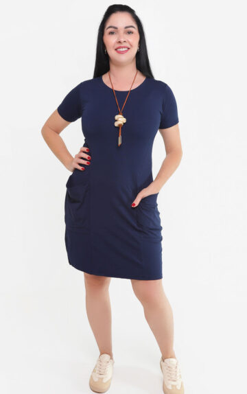 Vestido Lara Cor Azul marinho