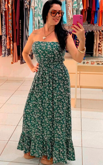 Vestido Cláudia tomara que caia